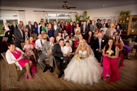 John and Evie's Wedding, the large group shot.