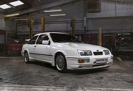 Ford RS Cosworth light painting