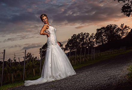 Fabiana Chaise wedding portrait